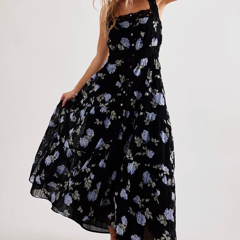 Free People Morning Meadows Maxi Dress (Small)